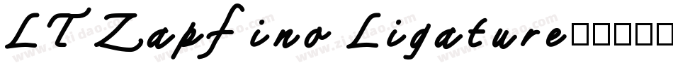 LTZapfino Ligature字体转换